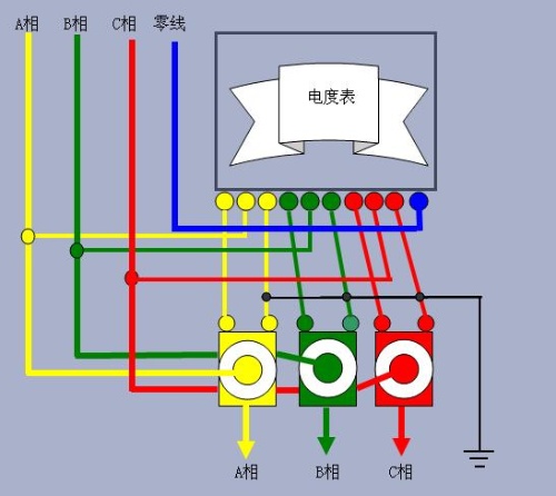 电流互感器接线图相